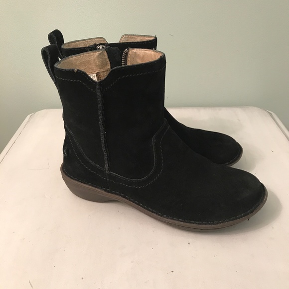 UGG Neevah Black Suede booties - Picture 1 of 12